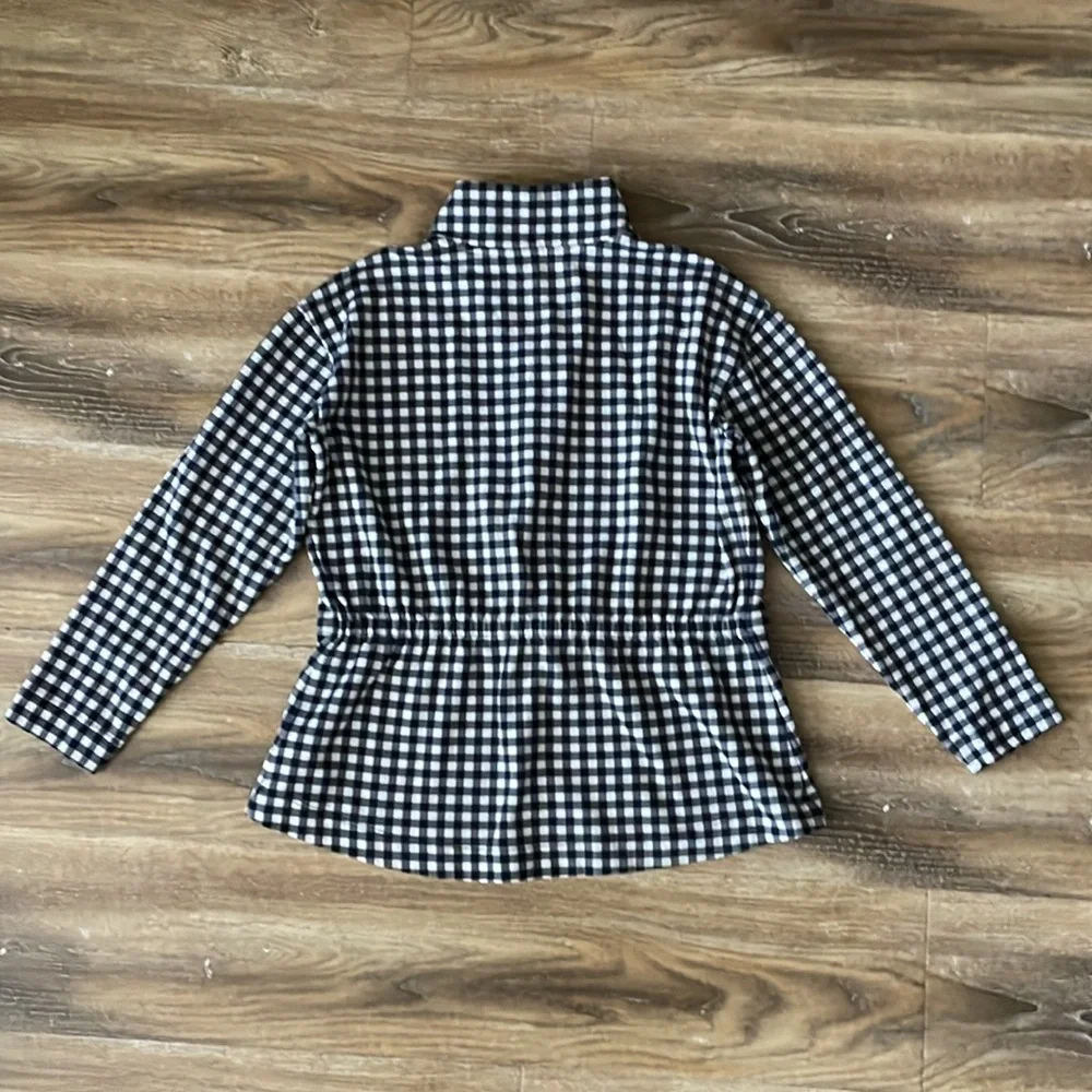 Draper James Activewear Gingham Cinch Waist Quarter-Zip - Picture 11 of 12